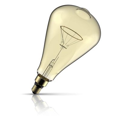 Crompton LED ST164 Light Bulb E27 4.5W 164mm Extra Warm White 1800K Screw Filament Golden