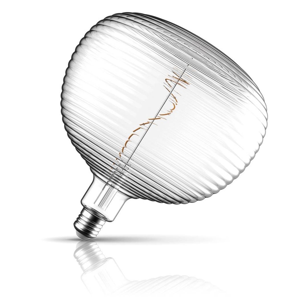 Crompton LED Globe Light Bulb E27 4.5W 200mm Extra Warm White 1800K G200 Screw Filament Clear - Image 1