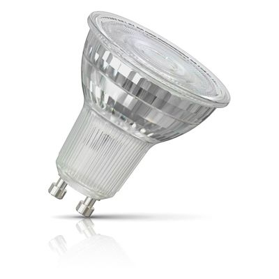 Crompton LED GU10 Spotlight Bulb 3.7W Dimmable Warm White 3000K Glass Halogen Replacement