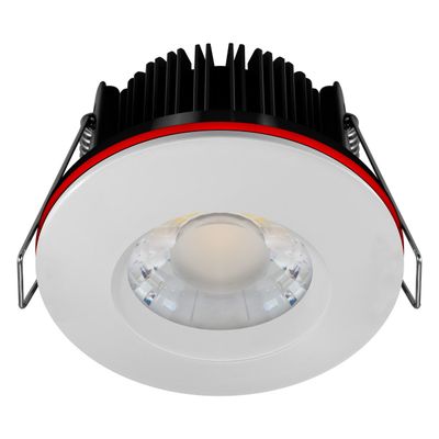 Crompton Lamps SPECTRUM Wifi LED Fire Rated Downlight 10W Dim IP65 in White Tuneable White + RGB in Recessed Spotlight Bluetooth Lights