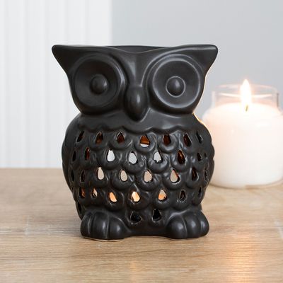 Black Owl Oil Burner - Black