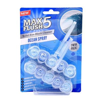 Max Flush Toilet Rim Block Cleaner - Ocean Spray