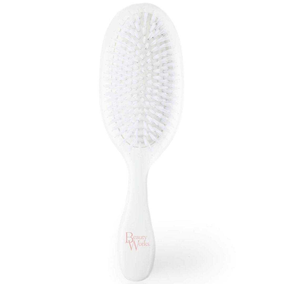 Beauty Works Vegan Bristle Brush in White - Image 1