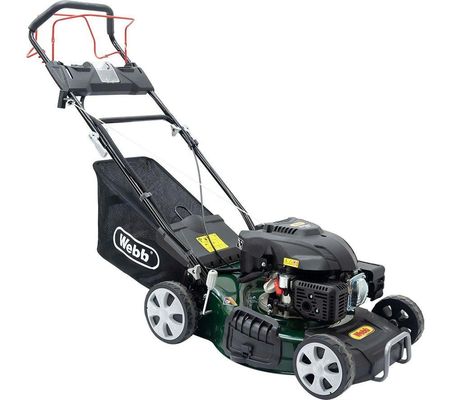 Webb Classic 46cm (18") Self Propelled Electric Start Petrol Rotary Lawnmower
