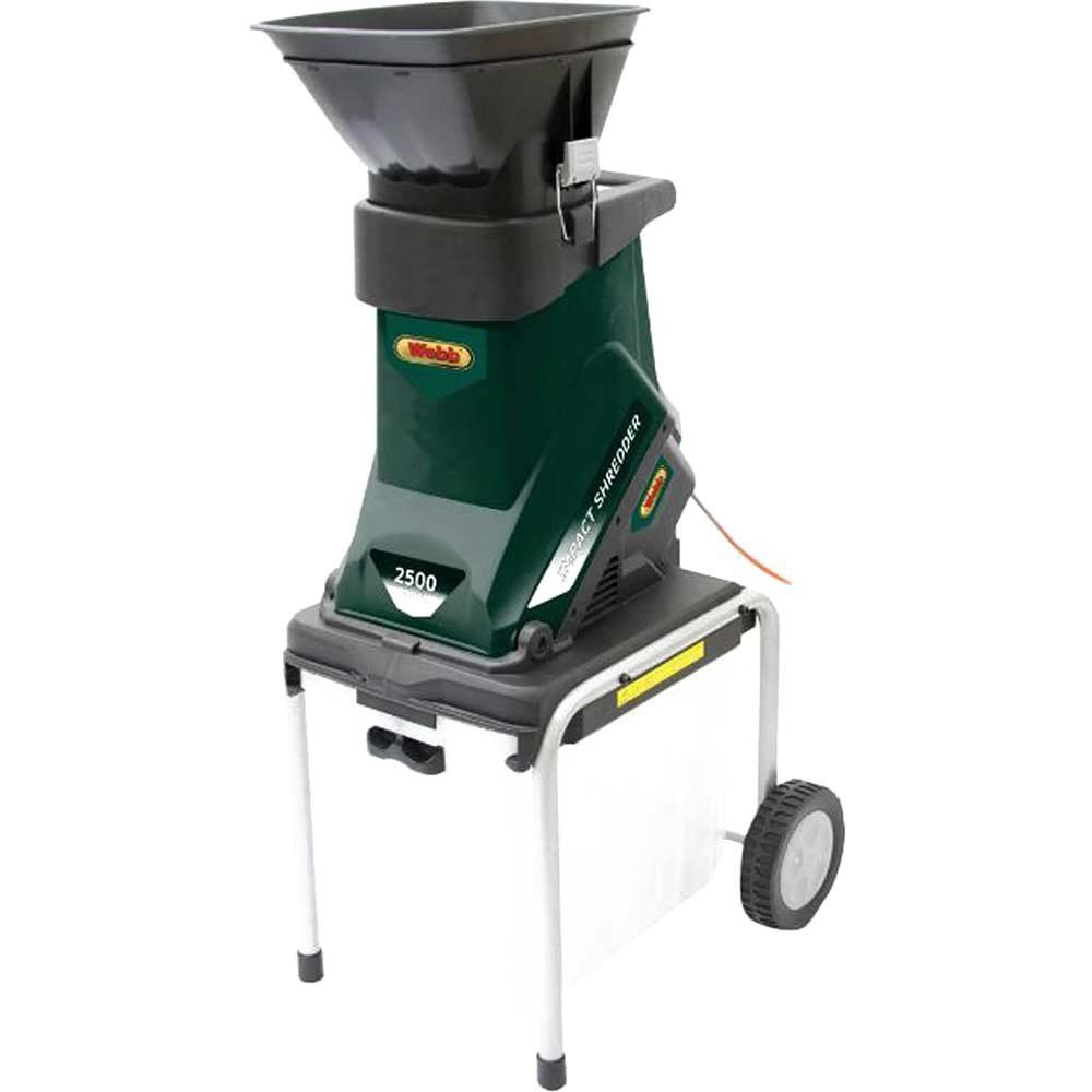 Webb WEISWB Electric Impact Garden Shredder with Detachable Hopper - Image 1