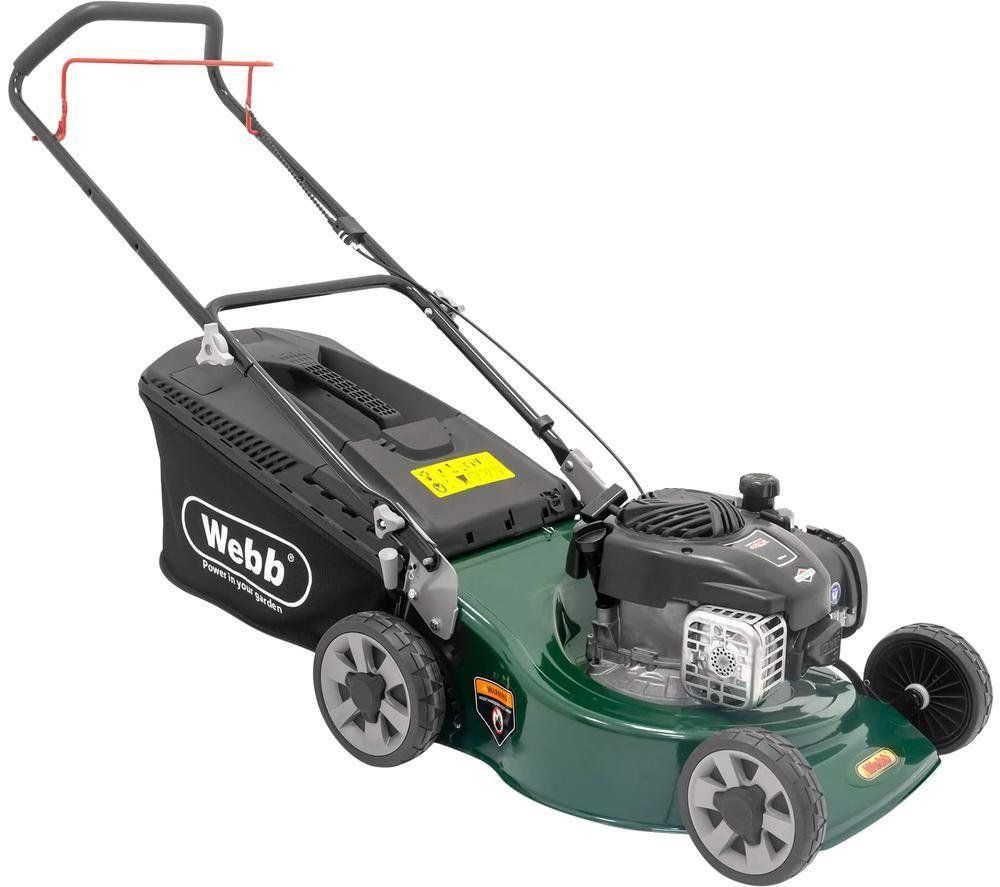 Webb WER18HP4 46cm Petrol Rotary Lawnmower - Image 1