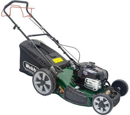 Webb WER21HW4 53cm Self Propelled High Wheel Petrol Rotary Lawnmower
