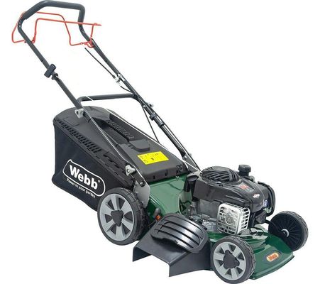 Webb WER18HW4 46cm Self Propelled High Wheel Petrol Rotary Lawnmower