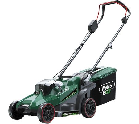 Webb 20V 33cm (13") Rotary Lawnmower with 4Ah Battery & Charger