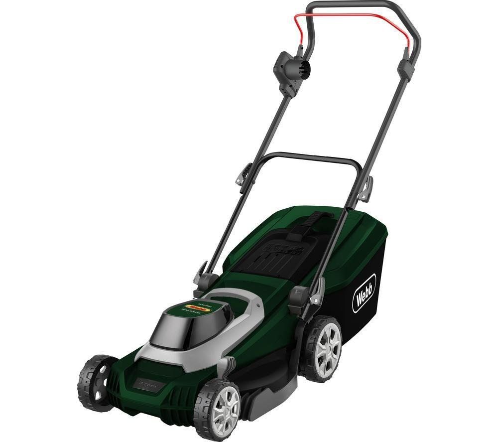 Webb Classic 37cm (15") Rotary Lawnmower with Rear Roller (230V) - Image 1