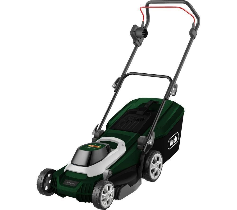 Webb Classic 40cm (16") Rotary Lawnmower with Rear Roller (230V) - Image 1