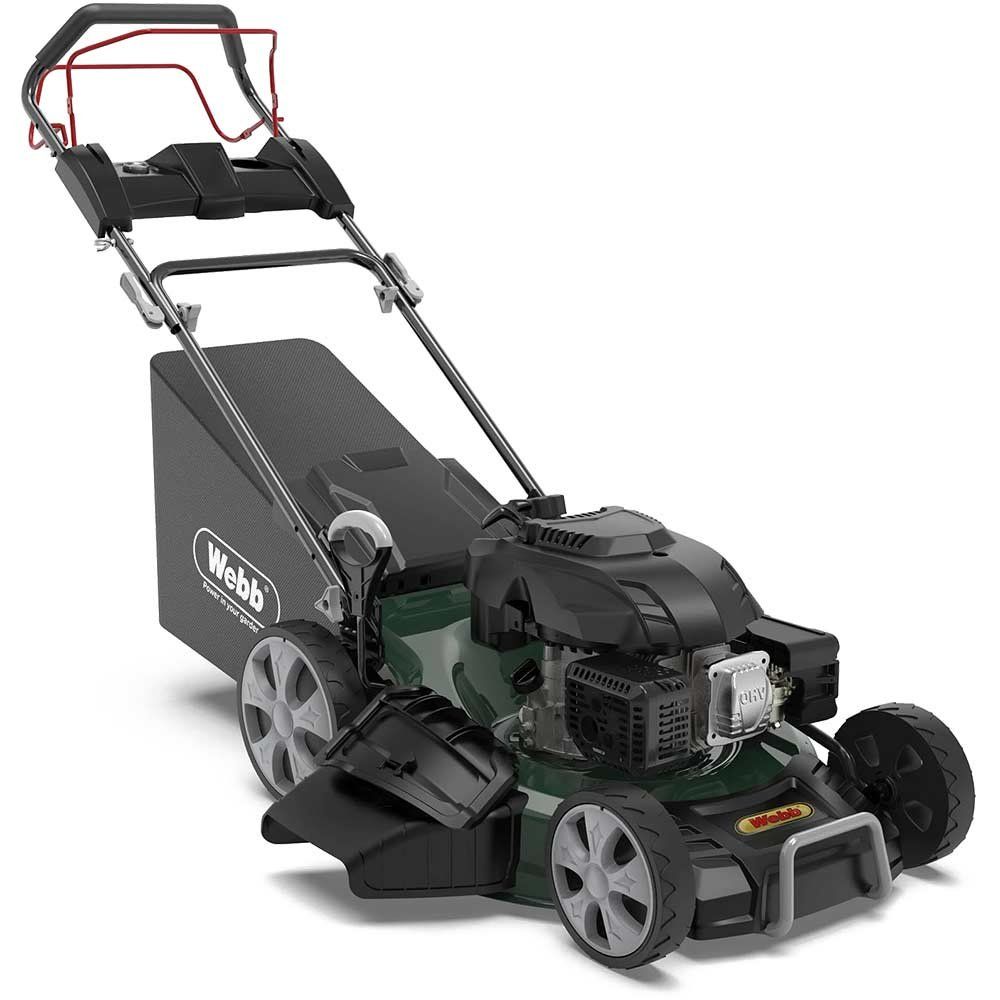 Webb Classic WER510ES Self Propelled Petrol Rotary Lawnmower 510mm FREE Safety Glasses, Gloves & Oil Worth £15 - Image 1