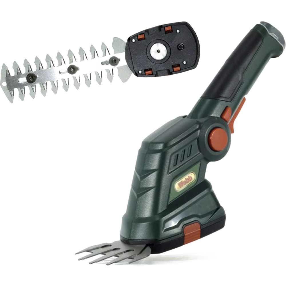 Webb WE7.2GHS 7.2v Cordless Grass and Hedge Shears - Image 1