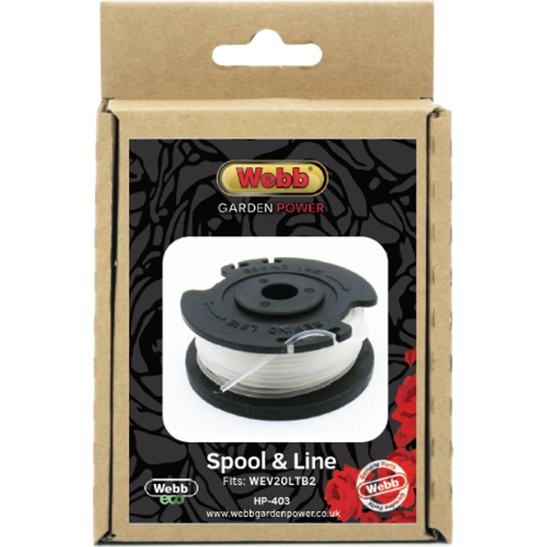 Webb Replacement Spool and Line for WEV20LT Grass Trimmer Pack of 1 - Image 1