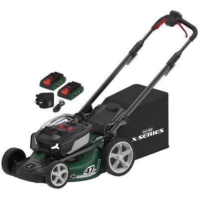 Webb X Series WEV20X2LM47SPB 40v Cordless Brushlesss Self Propelled Rotary Lawnmower 470mm