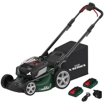Webb X Series WEV20X2LM53SP 40v Cordless Brushless Self Propelled 4 in 1 Rotary Lawnmower 530mm