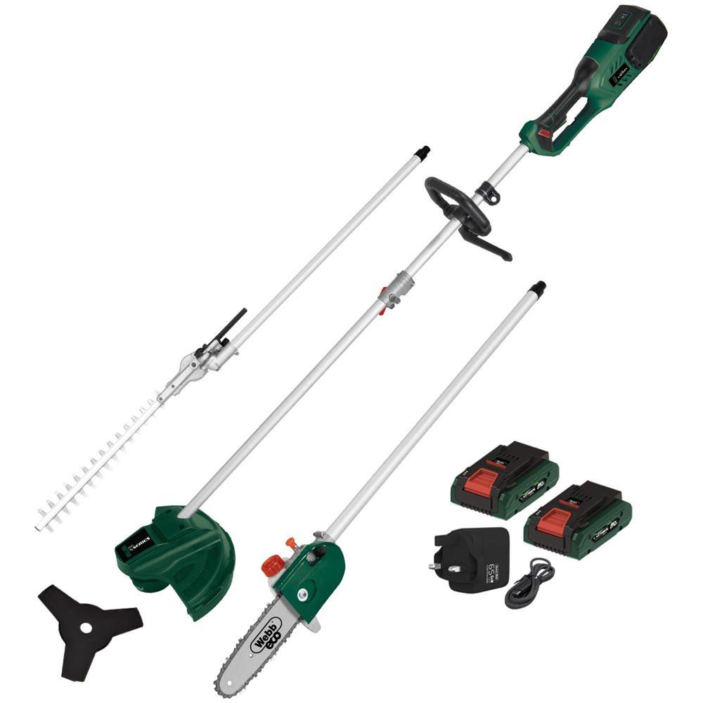 Webb X Series WEV20X2MT 40v Cordless Brushless Garden Multi Tool - Image 1