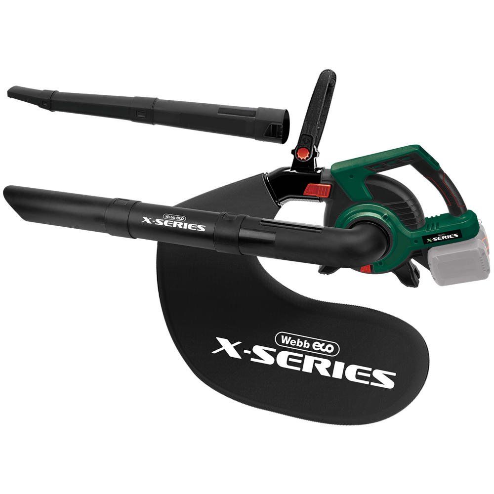Webb X Series WEV20X2BV 40v Cordless Brushless Leaf Blower and Vaccum - Image 1