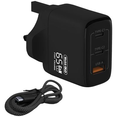 Webb Genuine 65w Twin USB C Port charger (ECO and X-Series USB Port Batteries)
