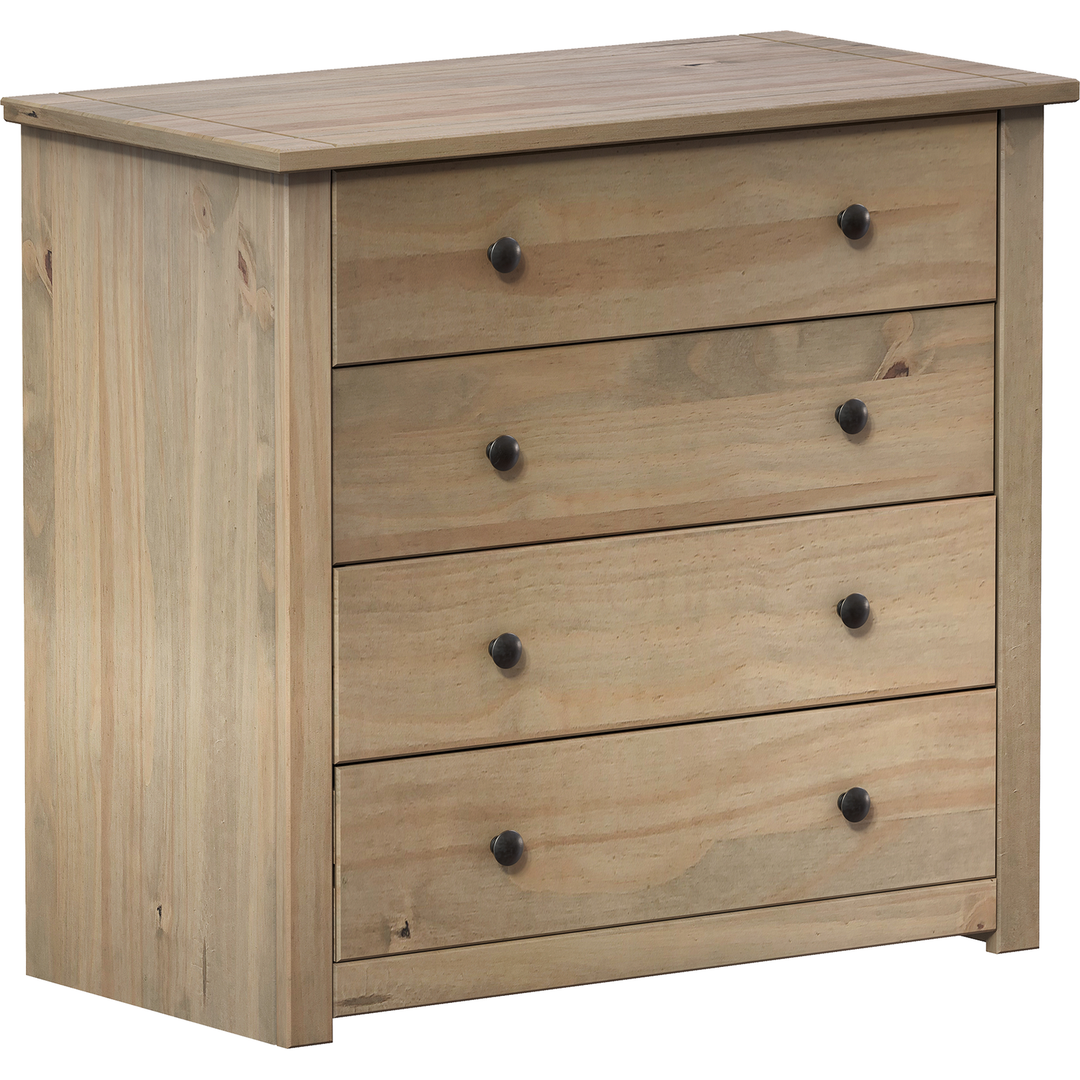 Panama 4 Drawer Chest - Natural - Image 1