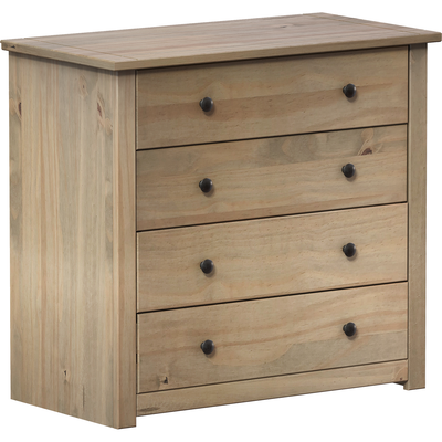 Panama 4 Drawer Chest - Natural