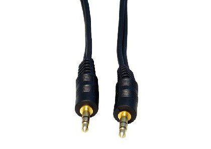 Cables Direct 2m 3.5mm, M - M audio cable Black - Image 1