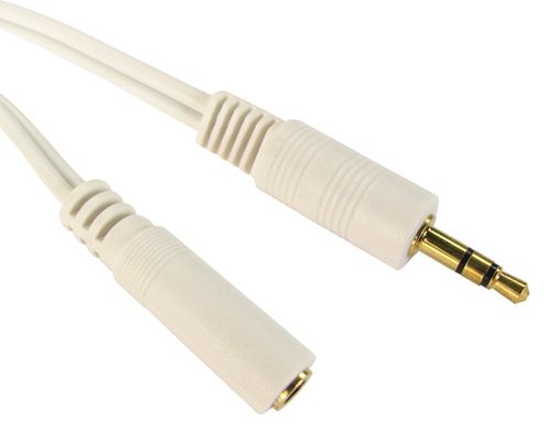 Cables Direct 3.5mm 10m audio cable White