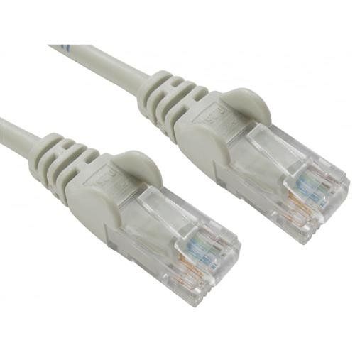 Cables Direct 10m Economy 10/100 Networking Cable - Grey - Image 1