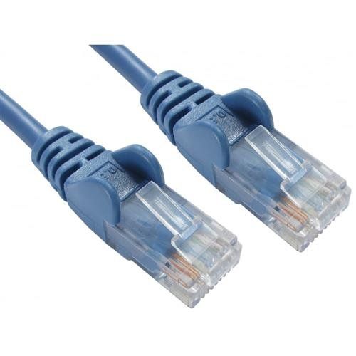 Cables Direct 10m Economy 10/100 Networking Cable - Blue - Image 1