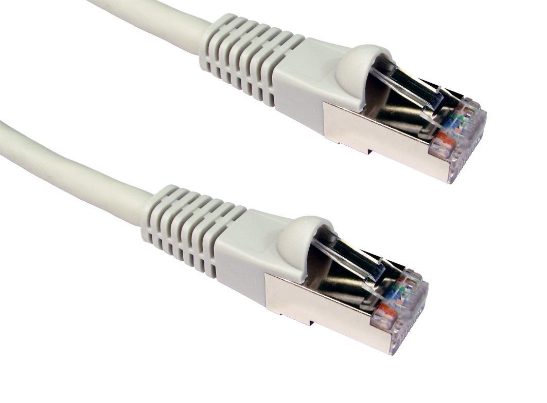 Cables Direct 1m CAT6a. M - M networking cable Grey S/FTP (S-STP) - Image 1