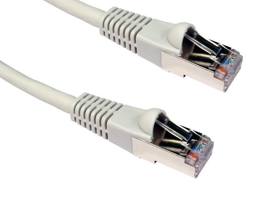 Cables Direct 1m CAT6a. M - M networking cable Grey S/FTP (S-STP)
