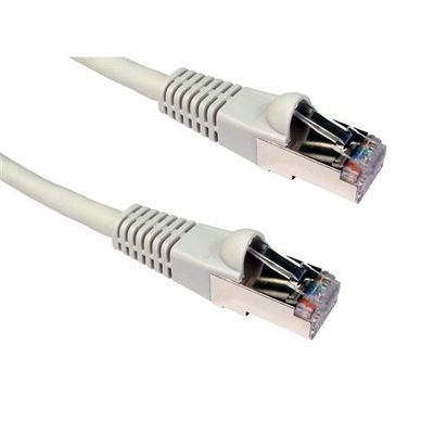 Cables Direct 10m CAT6a. M - M networking cable Grey S/FTP (S-STP)