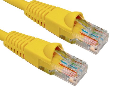 Cables Direct B6-505Y networking cable Yellow 5 m Cat6 U/UTP (UTP)