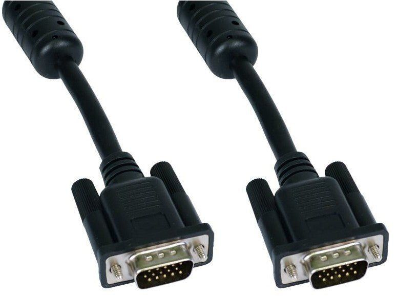 Cables Direct SVGA, 20m, M-M VGA cable VGA (D-Sub) Black - Image 1