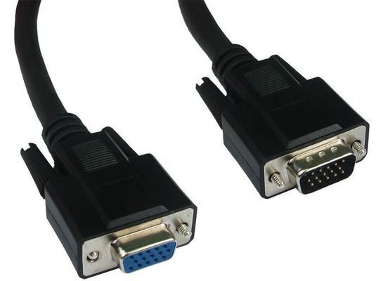 Cables Direct SVGA 10m M-F VGA cable VGA (D-Sub) Black