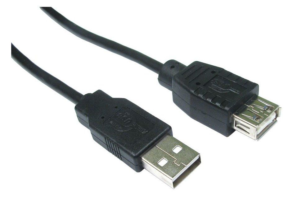 Cables Direct CDL-023 USB cable USB 2.0 3 m USB A Black - Image 1