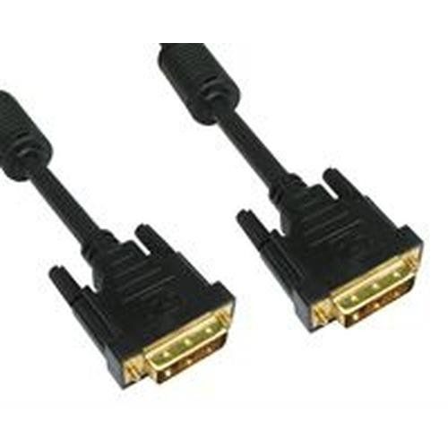 Cables Direct CDL-DV201 DVI cable 1 m DVI-D Black - Image 1