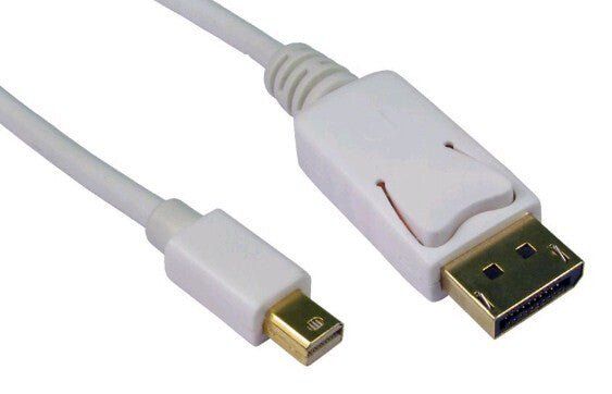 Cables Direct CDLMDP-102 DisplayPort cable 2 m Mini DisplayPort White