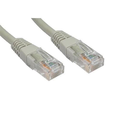 Cables Direct 5m Cat6 networking cable Grey U/UTP (UTP) - Image 1