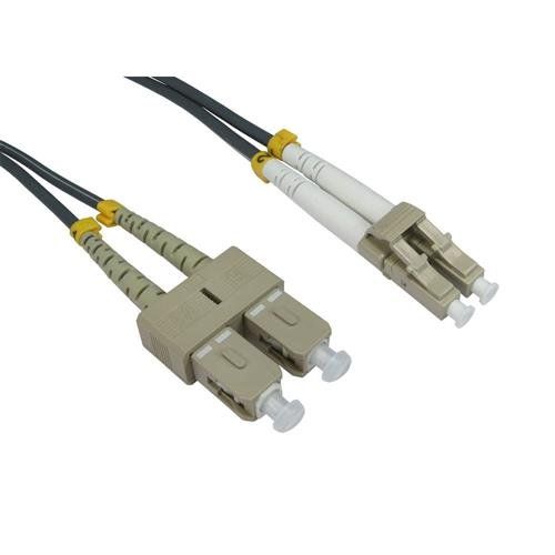 Cables Direct CDL 5m OM1 Fibre Cable LC - SC - Image 1