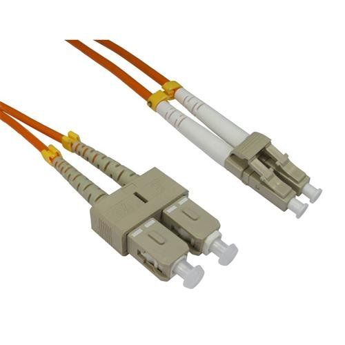 Cables Direct CDL 10m OM2 Fibre Cable LC - SC - Image 1