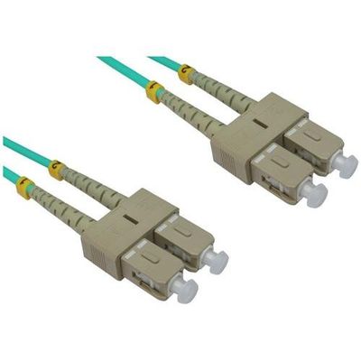 Cables Direct CDL 10MTR SC-SC 50/125 OM3 AQUA