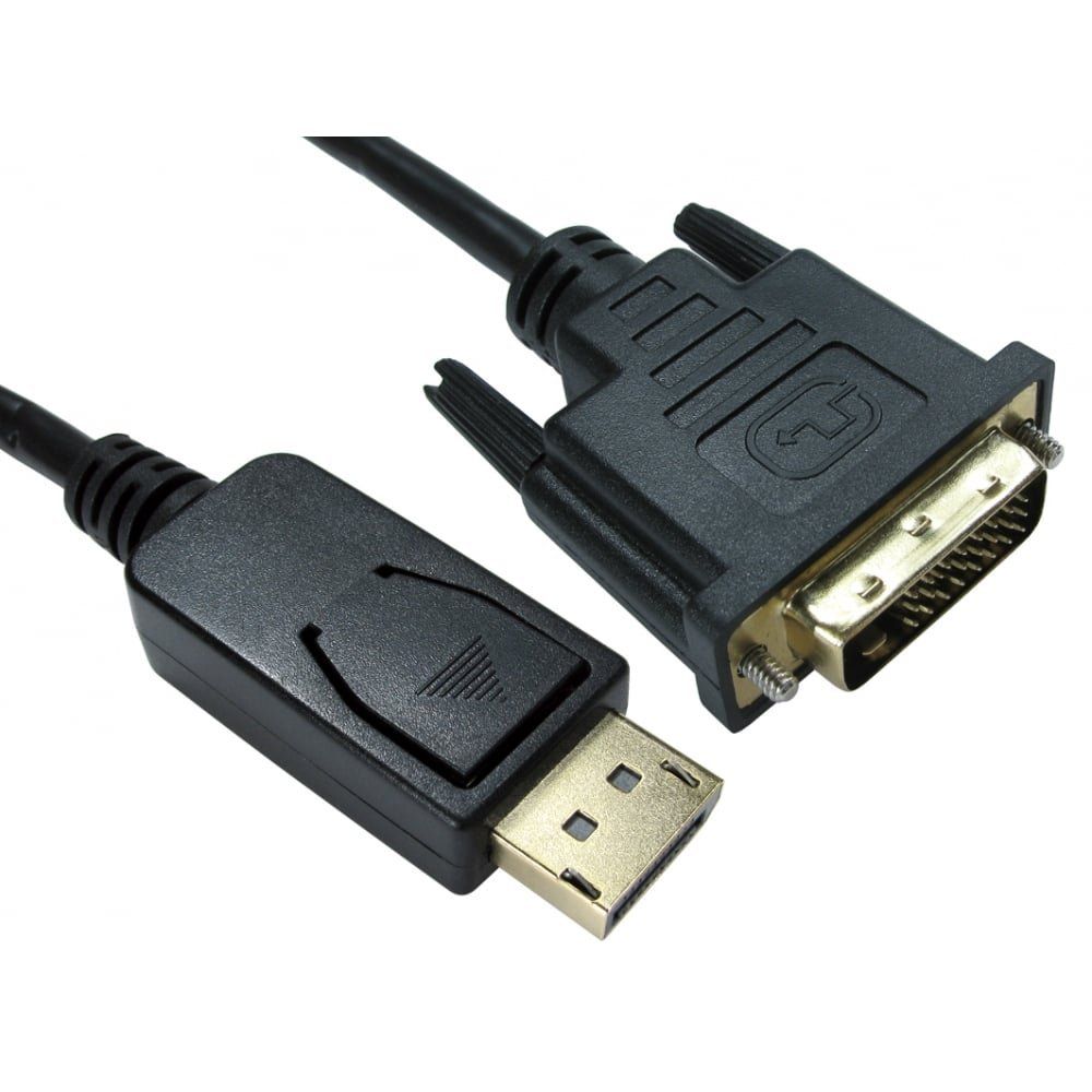 Cables Direct HDHDPORT-001-2M video cable adapter DisplayPort DVI Black - Image 1