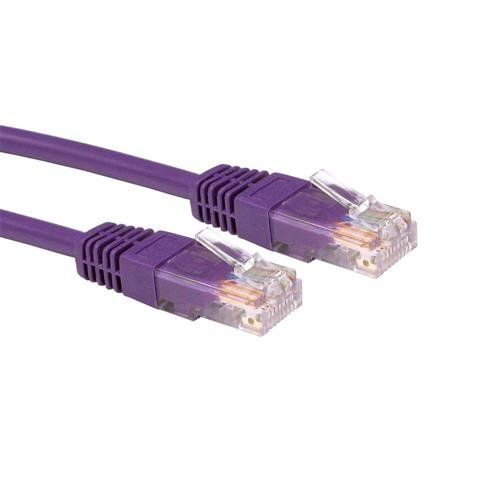 Cables Direct URT-610V networking cable Violet 10 m Cat5e U/UTP (UTP) - Image 1