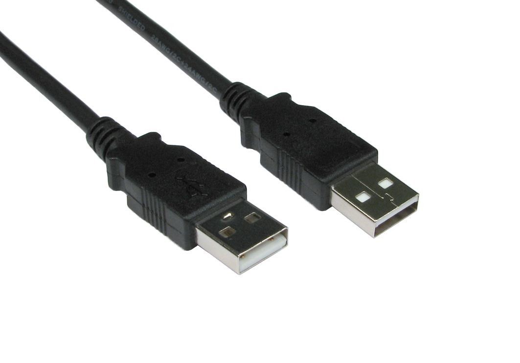 Cables Direct USB2-012K USB cable USB 2.0 2 m USB A Black - Image 1
