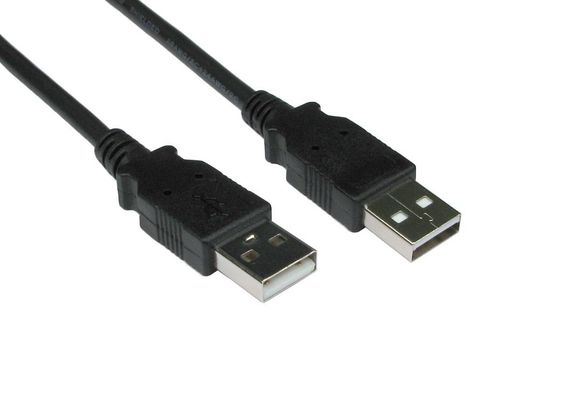 Cables Direct USB2-012K USB cable USB 2.0 2 m USB A Black