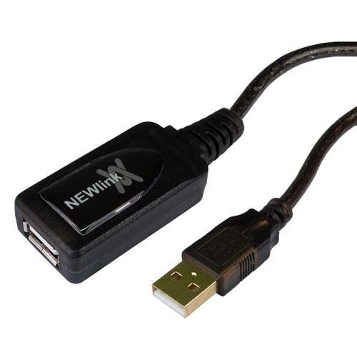 Cables Direct 15m USB 2.0 Active Repeater USB cable Black - Image 1
