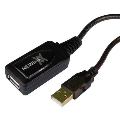 Cables Direct 15m USB 2.0 Active Repeater USB cable Black