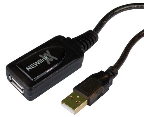 Cables Direct 20m USB 2.0 Active Repeater USB cable Black