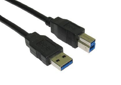 Cables Direct USB3-805 USB cable USB 3.2 Gen 1 (3.1 Gen 1) 5 m USB A USB B Black